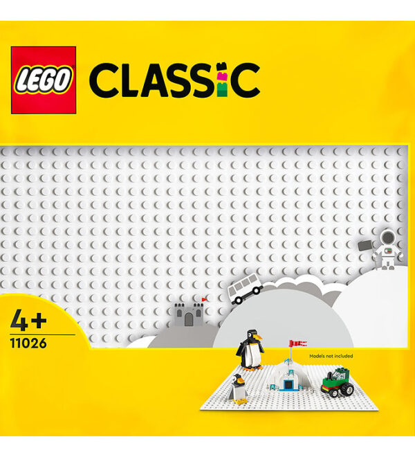 LEGOÂ® Classic - Hvid Byggeplade - 11026