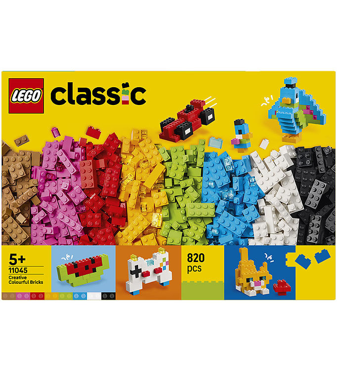LEGOÂ® Classic - Kreative Farverige Klodser 11045 - 820 Dele