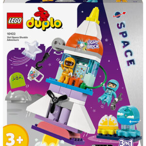 LEGOÂ® DUPLO - 3-i-1-Eventyr Med Rumfærge 10422 - 58 Dele