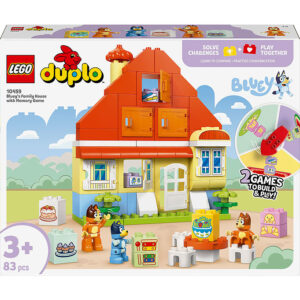 LEGOÂ® DUPLO - Blueys Families Hus Med Huskespil 10459 - 83 Dele