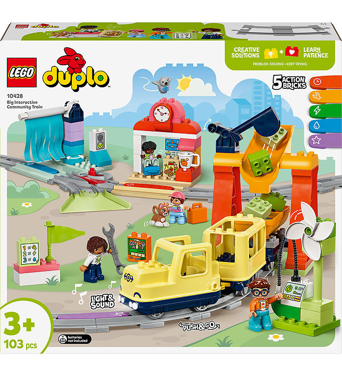 LEGO® DUPLO - Stort Interaktivt Lokalbanetog 10428 - 103 Dele