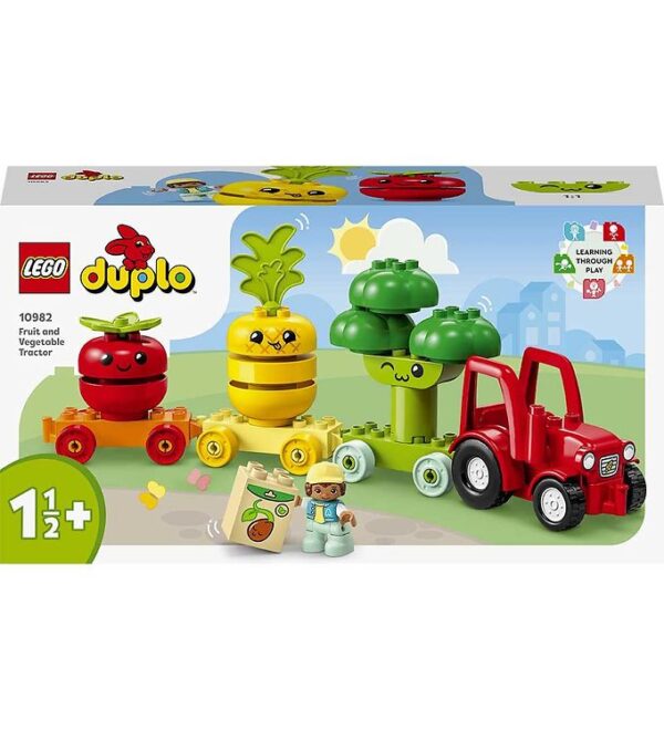 LEGOÂ® DUPLO - Traktor Med Frugt Og Grøntsager 10982 - 19 Dele