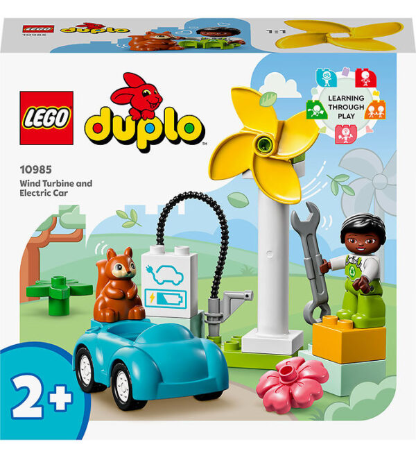 LEGOÂ® DUPLO - Vindmølle og elbil 10985 - 16 Dele