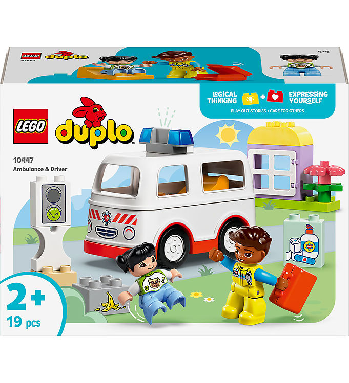 LEGOÂ® DUPLOÂ® - Ambulance Og Fører 10447 - 19 Dele