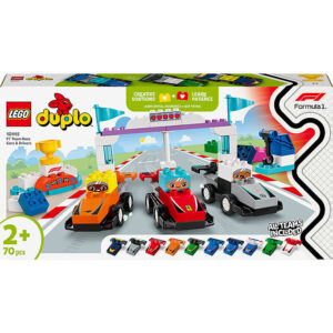 LEGOÂ® DUPLOÂ® - F1Â®-teams m. Racerbiler og Kørere 10445 - 70 Dele