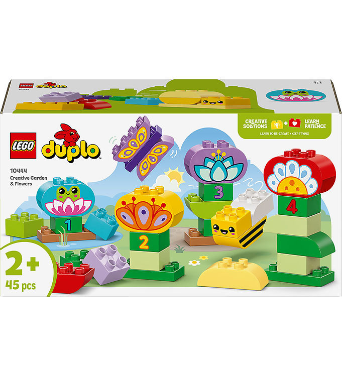 LEGO® DUPLO® - Kreativ Have Og Blomster 10444 - 45 Dele