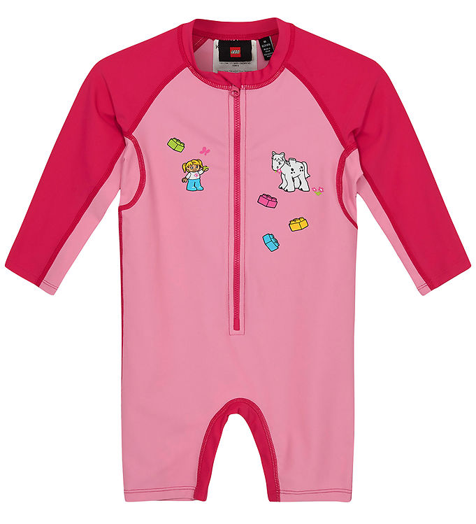 LEGO® Duplo Badeheldragt - LWAdour - Dark Pink