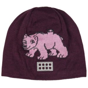 LEGOÂ® Duplo Hue - Uld/Bomuld - LWAustin - Bordeaux m. Rosa Isbjø