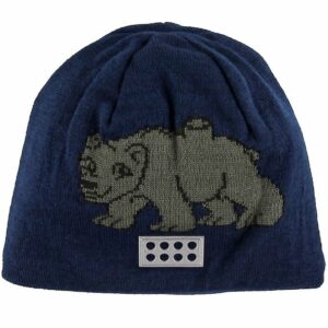 LEGOÂ® Duplo Hue - Uld/Bomuld - LWAustin - Navy m. Isbjørn
