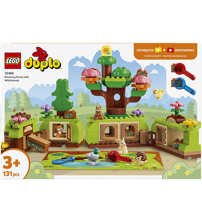 LEGOÂ® Duplo - Oplevelsesskov Med Vilde Dyr 10480 - 131 Dele