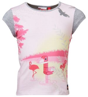 LEGOÂ® Duplo T-shirt - Gråmeleret/Rosa m. Flamingo