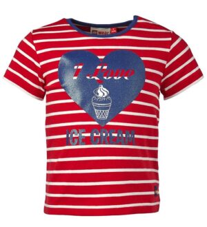 LEGOÂ® Duplo T-shirt - Rød/Hvidstribet m. Hjerte