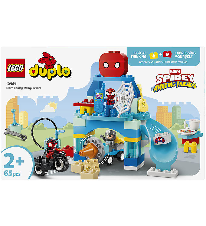 LEGOÂ® Duplo - Team Spideys Hovedkvarter 10464 - 65 Dele
