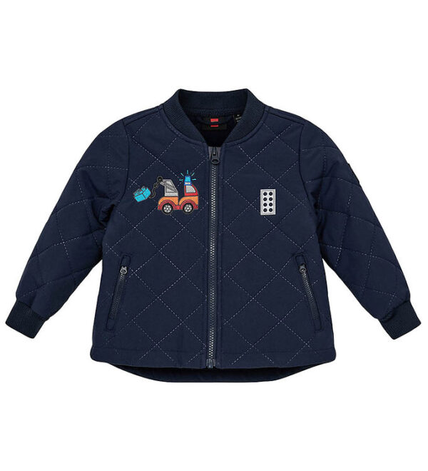 LEGOÂ® Duplo Termojakke m. Fleece - LWJojo - Dark Navy m. Kranbil