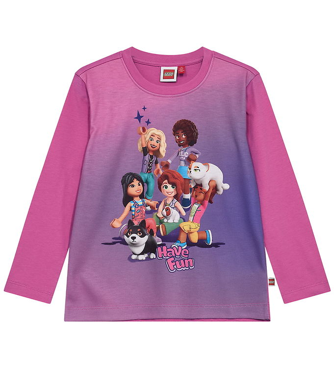 LEGO® Friends Bluse - LWTuna 602 - Pink/Lilla m. Print