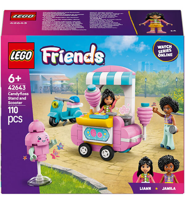 LEGOÂ® Friends - Candyfloss-bod og Scooter 42643 - 110 Dele