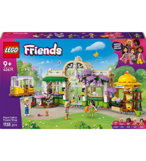 LEGO® Friends - Plantecafé Og Blomsterbutik 42671 - 1138 Dele