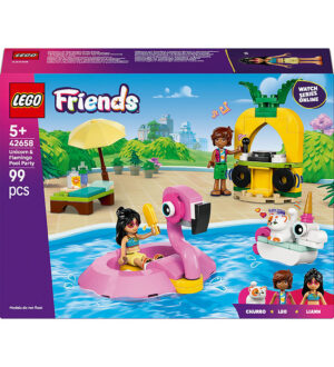 LEGOÂ® Friends - Poolparty Med Enhjørning Og F... 42658 - 99 Dele