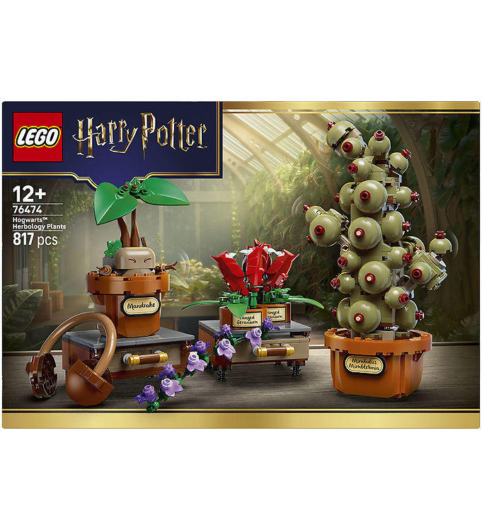 LEGOÂ® Harry Potter - Hogwarts Botanik-Planter 76474 - 817 Dele
