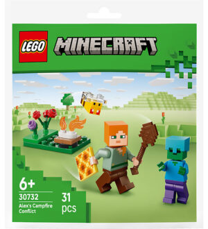 LEGOÂ® Minecraft - Alex's Lejrbålsballade 30732 - 31 Dele
