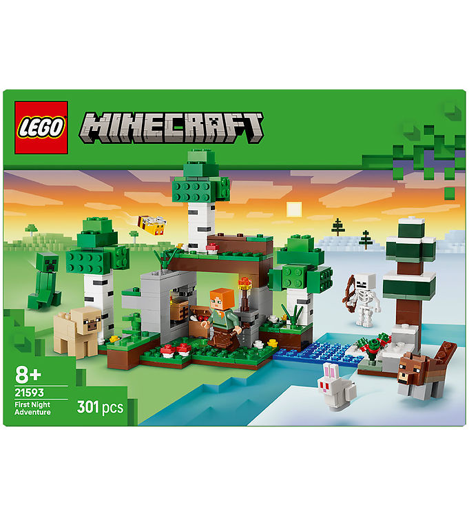 LEGOÂ® Minecraft - Første Nats Eventyr 21593 - 301 Dele