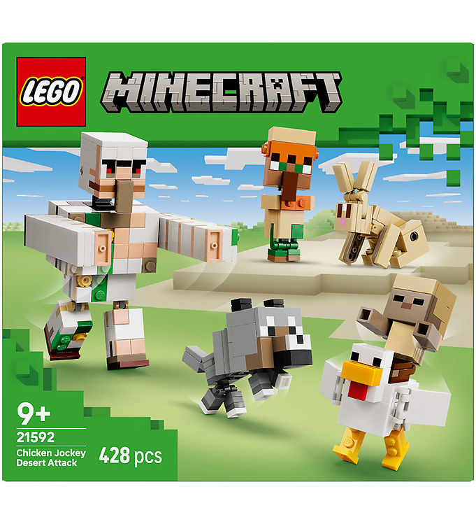 LEGOÂ® Minecraft - Hønsejockey-Ørkenangreb 21592 - 428 Dele