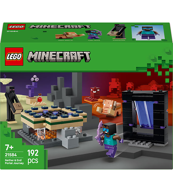 LEGOÂ® Minecraft - Nether Og End Portalrejse 21584 - 192 Dele