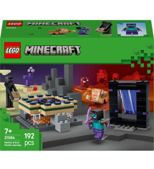 LEGO® Minecraft - Nether Og End Portalrejse 21584 - 192 Dele