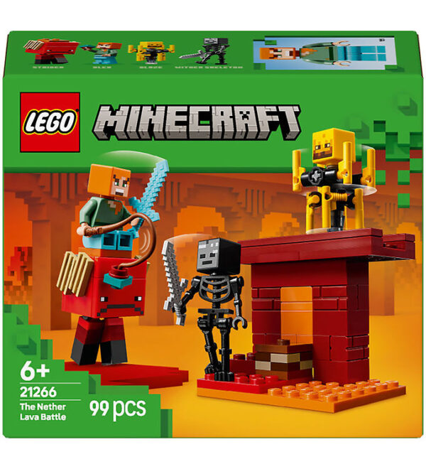 LEGOÂ® Minecraft - Nether-lavakampen 21266 - 99 Dele