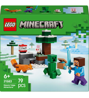 LEGOÂ® Minecraft - Steves Tajga-eventyr 21583 - 79 Dele