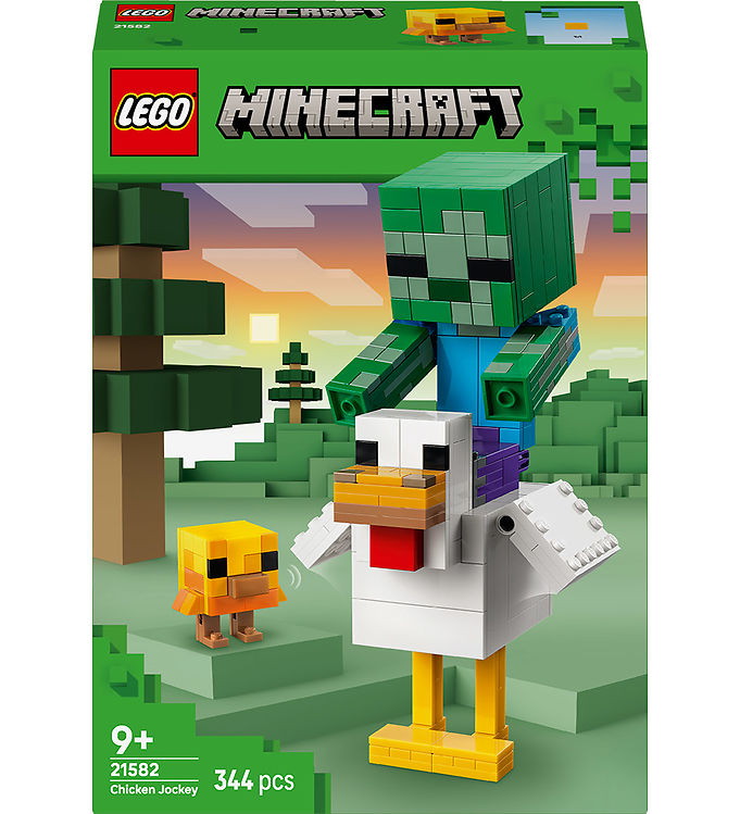 LEGOÂ® MinecraftÂ® - Hønsejockey 21582 - 344 Dele