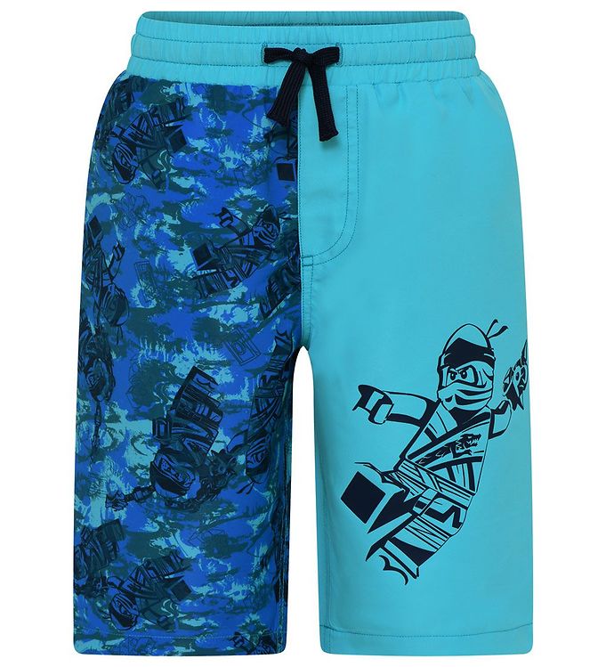 LEGO® Ninjago Badeshorts - LWAlex 304 - UV40+ - Bright Blue