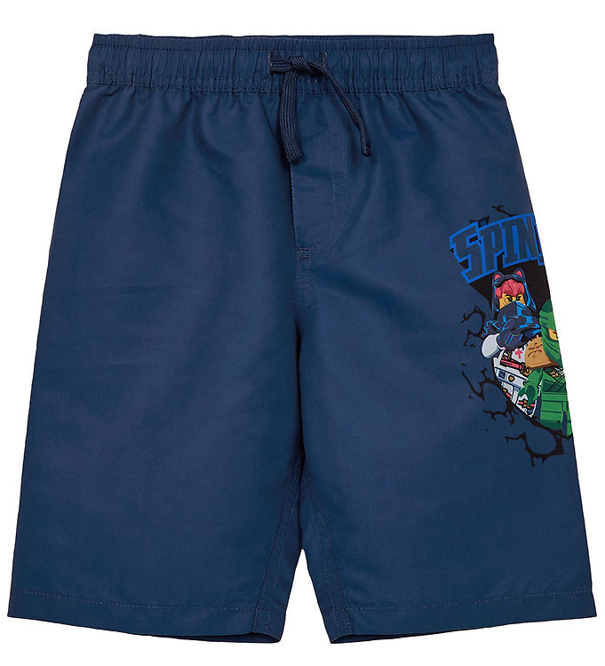 LEGO® Ninjago Badeshorts - LwAgan 302 - UV40+ - Mørkeblå m. Prin