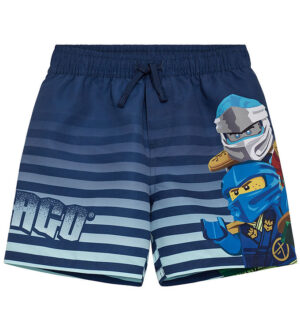 LEGO® Ninjago Badeshorts - LwAgan 305 - Mørkeblå m. Print