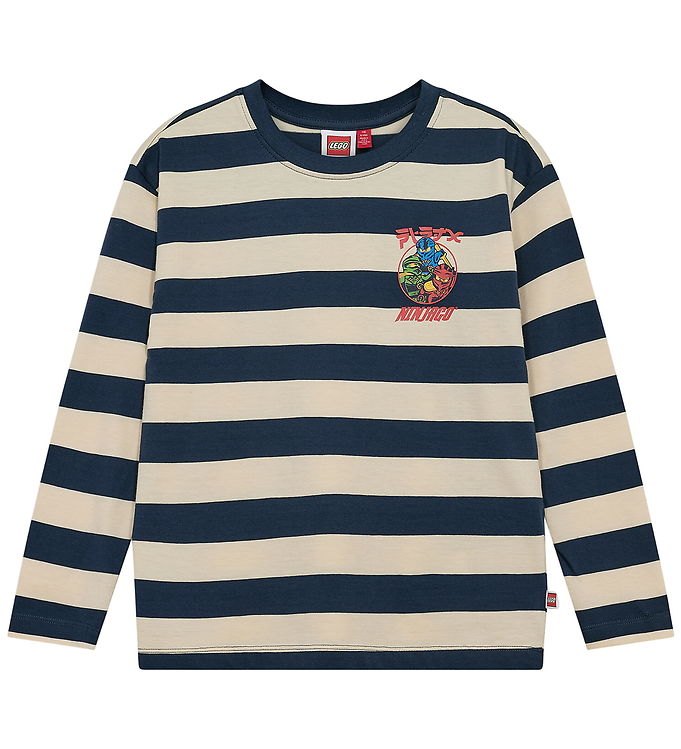 LEGO® Ninjago Bluse - LWTaj 601 - Navy/Beigestribet