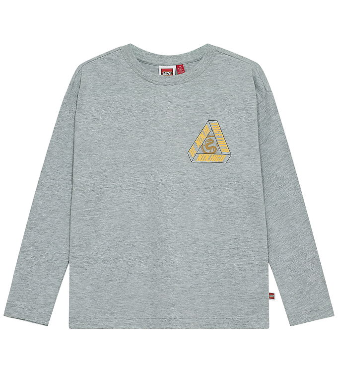 LEGO® Ninjago Bluse - LWTaj 603 - Gråmeleret m. Print