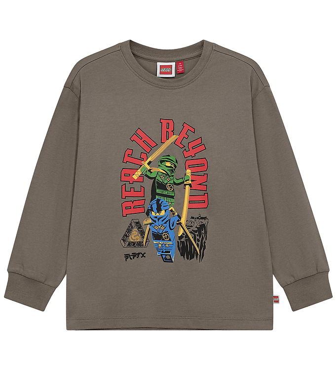 LEGO® Ninjago Bluse - LWTaj 608 - Brun m. Print