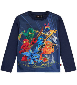 LEGOÂ® Ninjago Bluse - LWTano 701 - Dark Navy m. Print