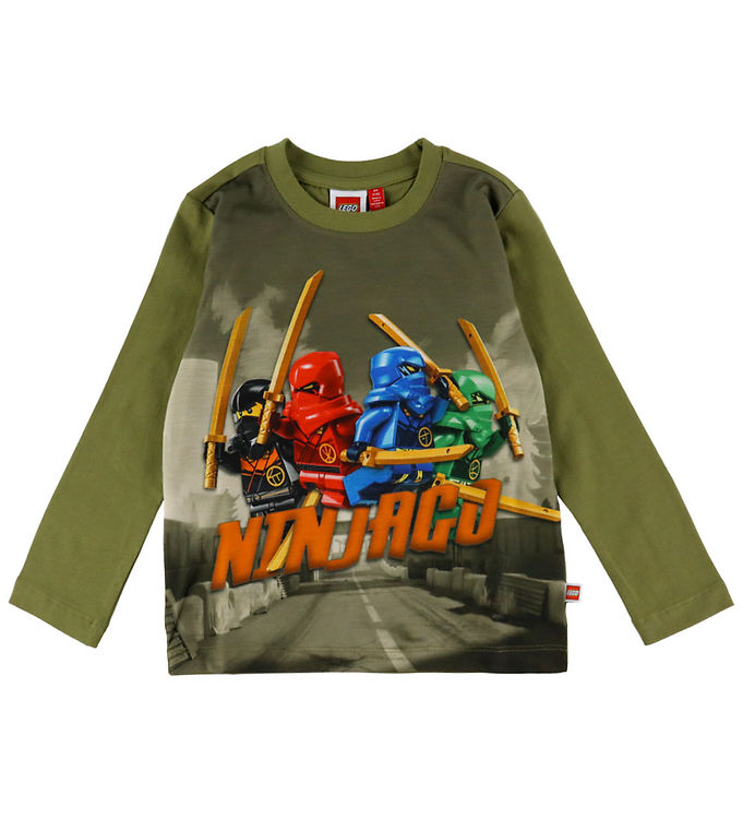 LEGOÂ® Ninjago Bluse - LwTaj 101 - Armygrøn m. Print
