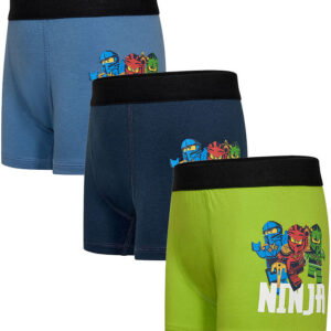 LEGOÂ® Ninjago Boxershorts - 3-pak - Blå/Grøn