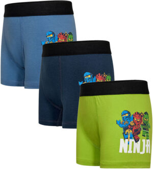 LEGOÂ® Ninjago Boxershorts - 3-pak - Blå/Grøn