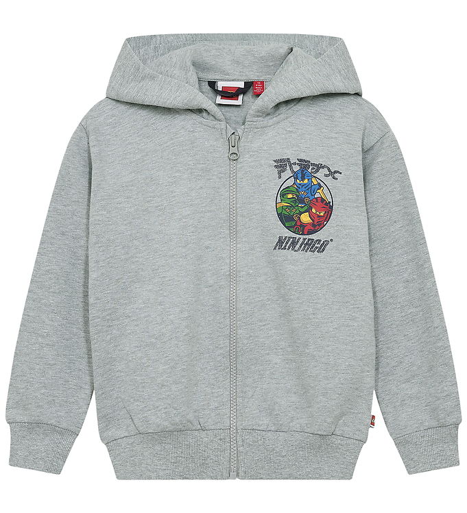 LEGO® Ninjago Cardigan - LWSian 601 - Gråmeleret