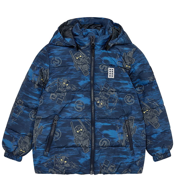 LEGO® Ninjago Dynejakke - LWJian 706 - Navy/Blå