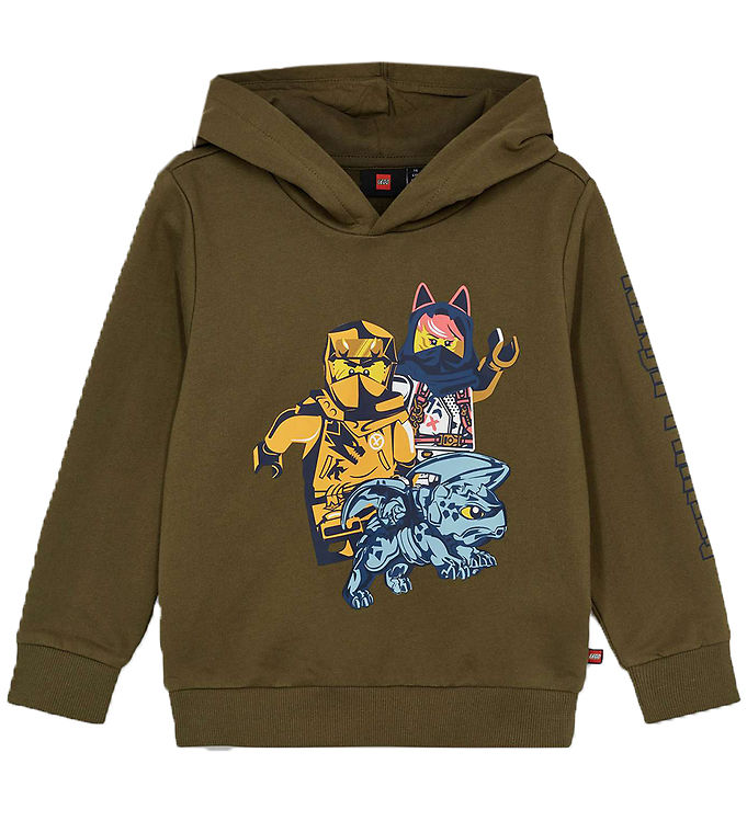 LEGOÂ® Ninjago Hættetrøje - LWScout - Dark Khaki