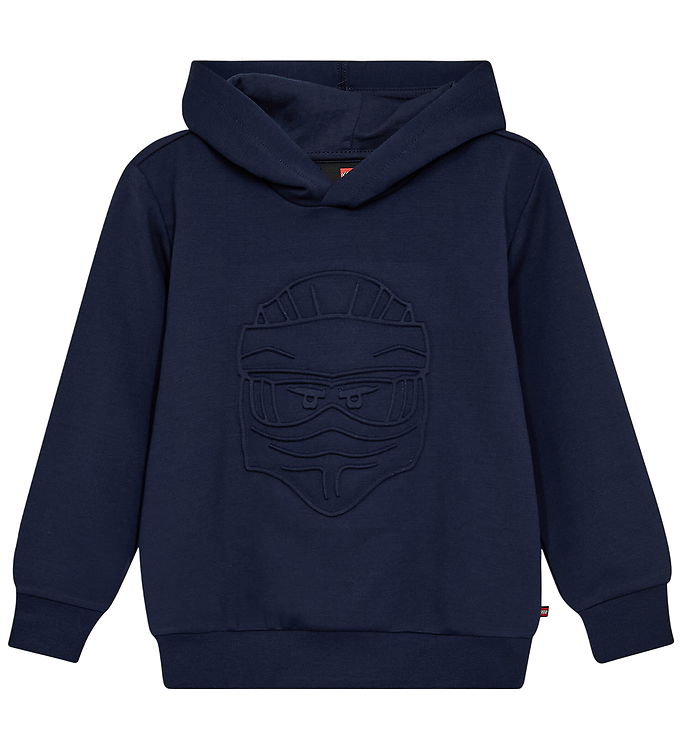 LEGOÂ® Ninjago Hættetrøje - LwSaku 702 - Navy m. Ninja