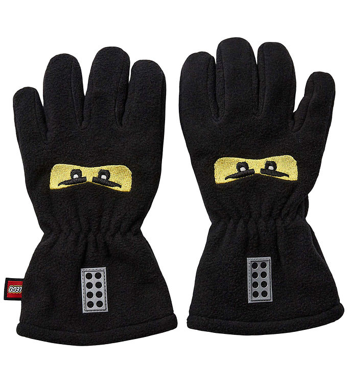 LEGO® Ninjago Handsker - Fleece - Sort m. Øjne