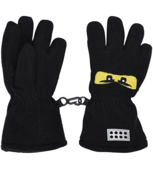 LEGO® Ninjago Handsker - Fleece - Sort m. Øjne