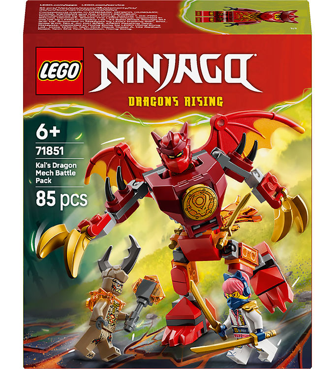 LEGO® Ninjago - Kais Drage-merch-kamppakke 71851 - 85 Dele