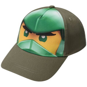 LEGOÂ® Ninjago Kasket - LwAiko - Armygrøn m. Lloyd