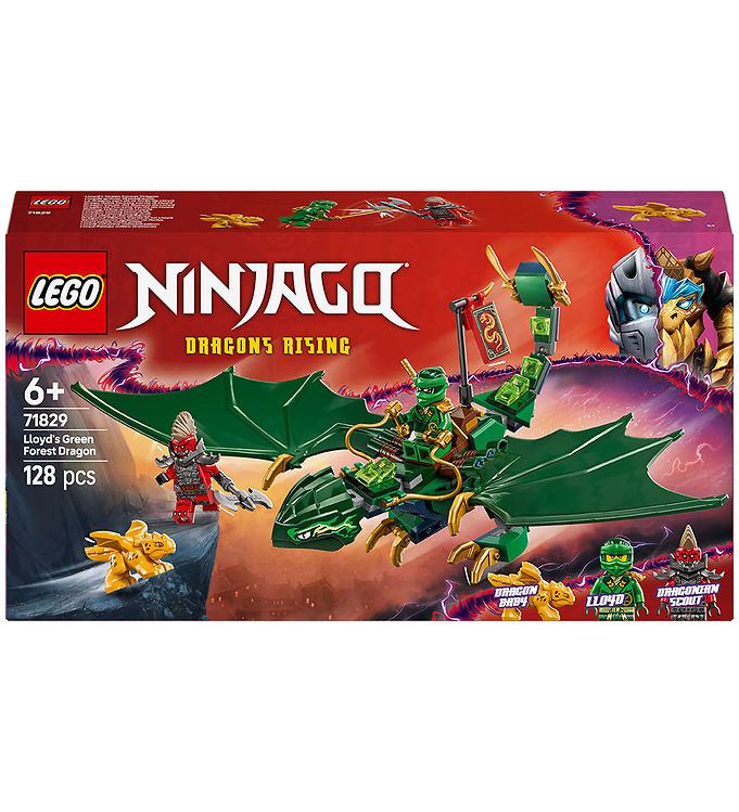 LEGO® Ninjago - Lloyds Grønne Skovdrage 71829 - 128 Dele